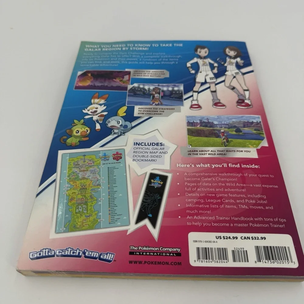 Pokémon Sword and Pokémon Shield Official Galar Region Strategy Guide Poster